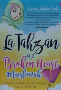 Image of La Tahzan for Broken Heart Muslimah