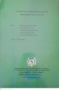 Image of Laporan Hasil Praktik Kerja Industri The Dharmawangsa Jakarta