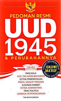 Image of Pedoman Resmi UUD 1945 & Perubahannya